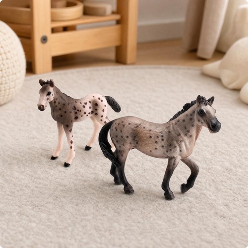 Pieces detailed pvc horse - detailed,